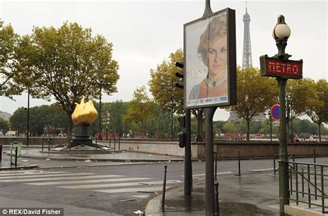 Princess Diana Film Poster Put Up At Entrance To Paris Tunnel Where She Died In Horror Crash