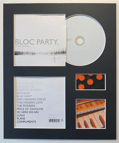 BLOC PARTY Silent Alarm Album Display With Authentic Cd - Etsy