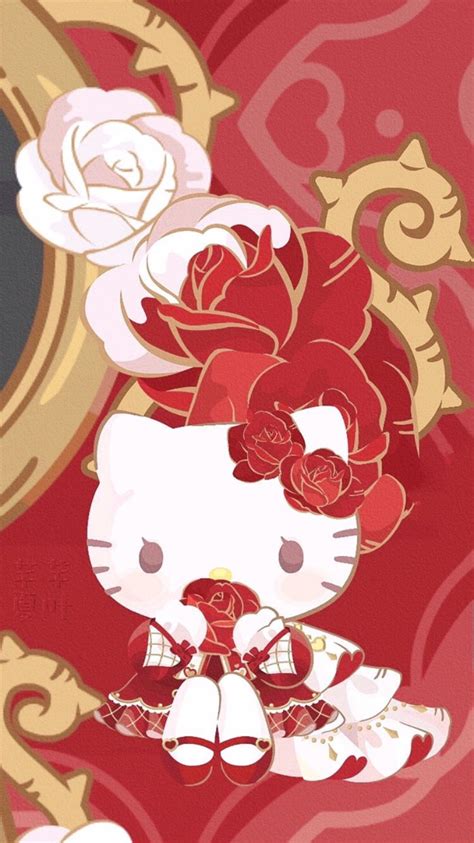 Pin de Sarah en ~Hello Kitty~ | Arte del fondo de pantalla, Fondo de ...