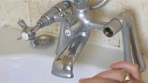 how to change a tap washer on a modern mixer tap