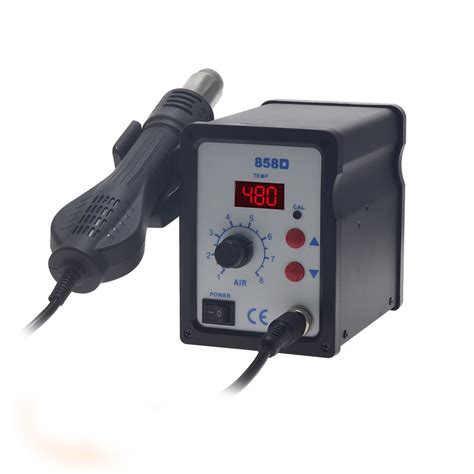 HOT D Hot Air Rework Station Digtal LCD Display Hot Air Soldering Station SMD SMT Hot Air