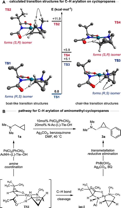 Pd II Catalyzed Enantioselective C Sp3 H Arylation Of Cyclopropanes