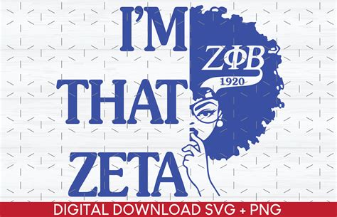 Zeta Phi Beta Sorority Svg Png Am That Zeta Svg 1920 Svg Etsy