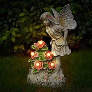 Amazon Kssiaz Angel Garden Statue Memory Guardian Solar Garden