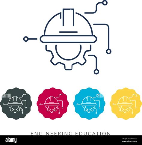 Engineering Education Courses - Stock Icon as EPS 10 File Stock Vector