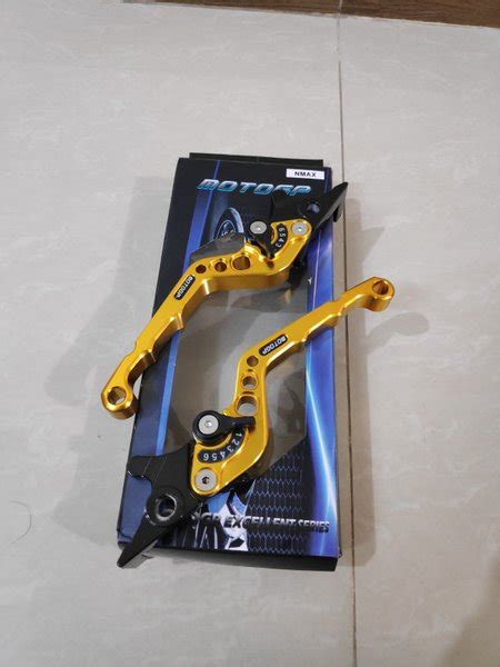 Jual Handle Rem Nmax Gold Adjustable Cnc Aluminium Di Lapak