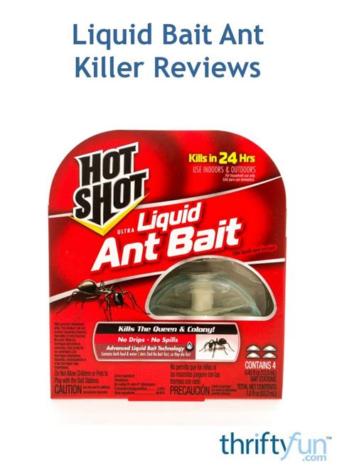 Liquid Bait Ant Killer Reviews | ThriftyFun