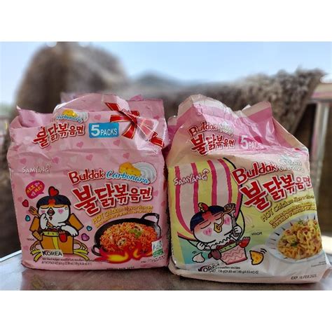SAMYANG BULDAK CREAM CARBONARA CHEESE Hot Chicken Flavor Ramen Korean Instant Noodles 140g