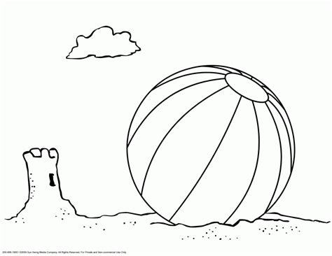 Free Beach Ball Coloring Pages, Download Free Beach Ball Coloring Pages ...