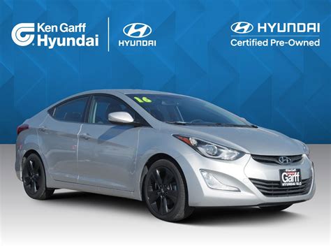 Certified Pre Owned 2016 Hyundai Elantra Sport 4dr Car In Salt Lake