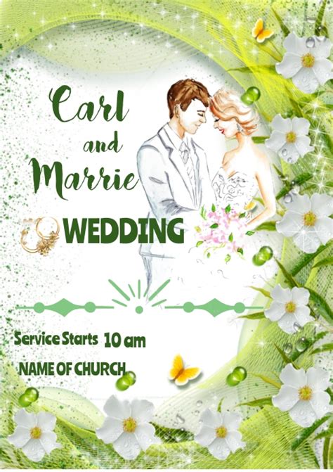 Wedding Card Template | PosterMyWall