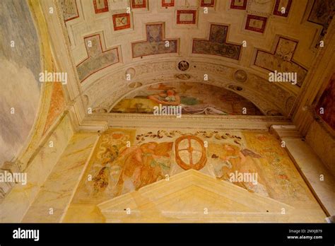 The Loggia Of The Muses In Palazzo Te In Mantua Italy Stock Photo Alamy