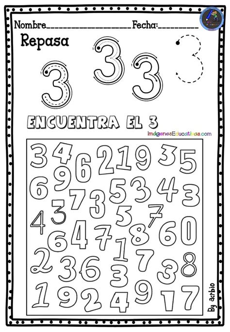 Cuaderno Para Trabajar Los Números 4 Imagenes Educativas