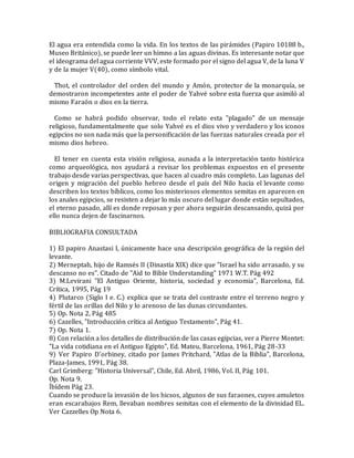 El éxodo bíblico en los textos egipcios PDF