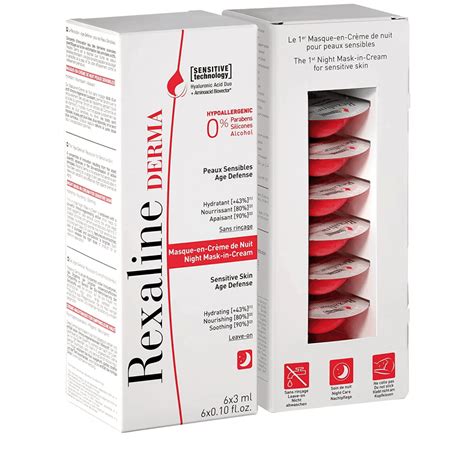 Rexaline Derma Night Mask-In-Cream 6 X 3ml - Premium Skincare from ...