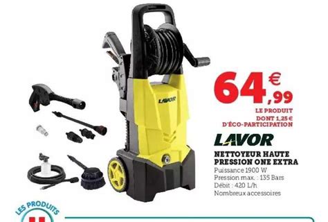 Promo Nettoyeur Haute Pression One Extra Lavor Chez Hyper U Icatalogue Fr