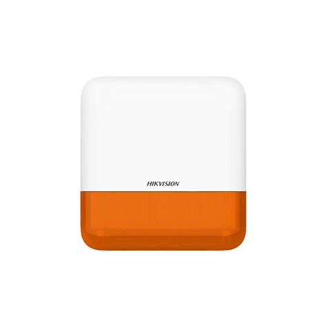 Sirene De Exterior Wireless AXPRO Hikvision DS PS1 E WE Orange Indi