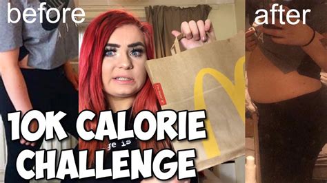 10000 Calorie Challenge Girl Vs Food Epic Cheat Day Youtube