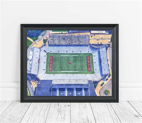 Boston College Eagles Alumni Stadium Stadium Print Boston - Etsy