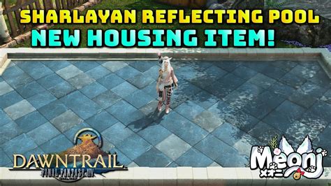 FFXIV Sharlayan Reflecting Pool Housing Item YouTube