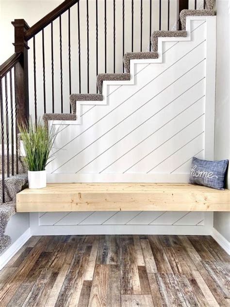 Ways To Add Shiplap To Your Staircase Ship Lap Walls Stair Railing