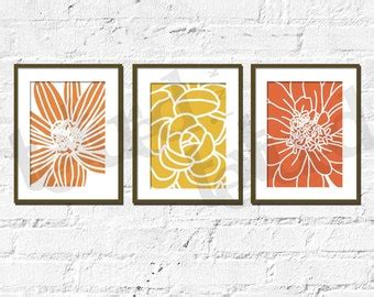 Modern Art Prints Lovely Naked Branches Set Of By TexturedINK