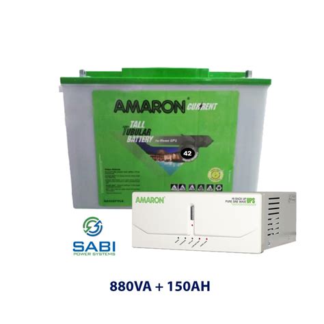 Amaron Combo Amaron 880VA Sinewave Home UPS Inverter With Amaron