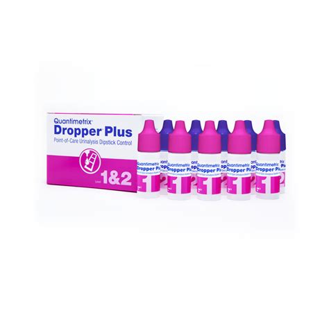 Dropper Plus Poc Urinalysis Dipstick Control Quantimetrix