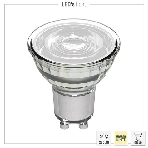 LED-spot GU10 warm 2700K 3W 230lm - Elektrohandelsprijzen