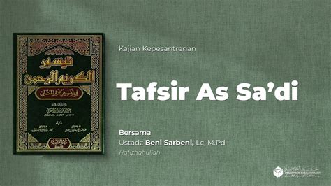 Live Tafsir Qs As Syams Ustadz Beni Sarbeni Lc M Pd Youtube