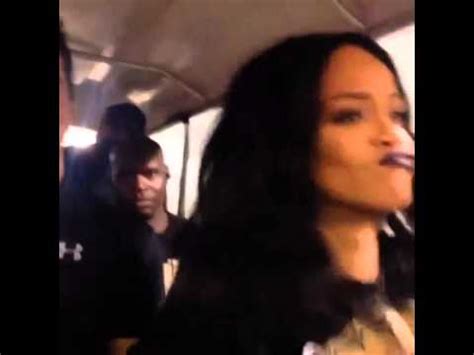 Rihanna driving - YouTube