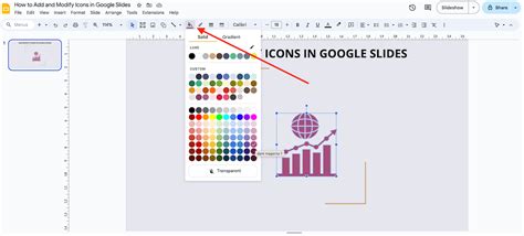 How To Add And Modify Icons In Google Slides