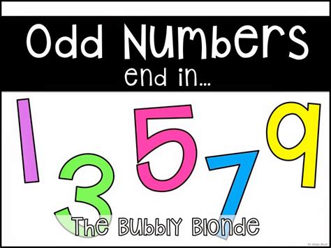 Blog Hoppin': Odd & Even Numbers with Freebies