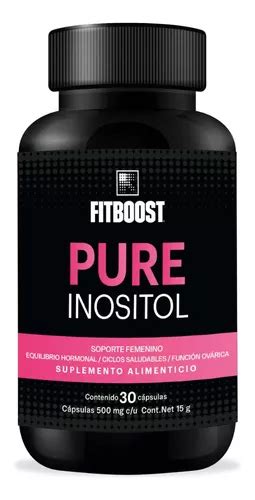 Inositol Puro 30 Cápsulas 500mg C u Fitboost MercadoLibre