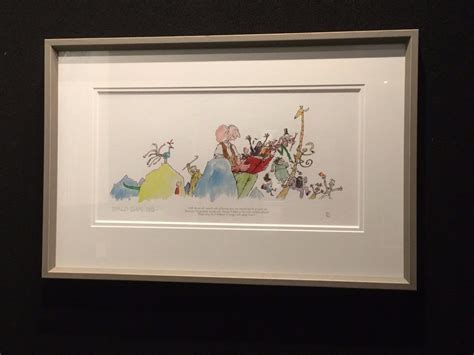 Roald Dahl 100th Anniversary Print By Sir Quentin Blake The Hawthorn