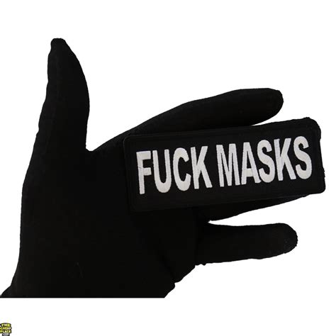 Fuck Masks Patch TheCheapPlace