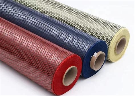 Gsm Carbon Aramid Fabric Hybrid Carbon Aramid Mixed Weave Cloth