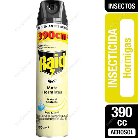 Insecticida Raid Mata Hormigas 390 Cc Clean Queen