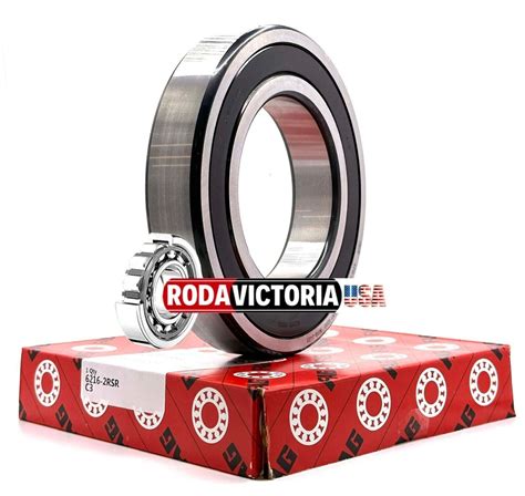 FAG GERMANY 6216 2RS C3 DEEP GROOVE BALL BEARING RUBBER SEALED