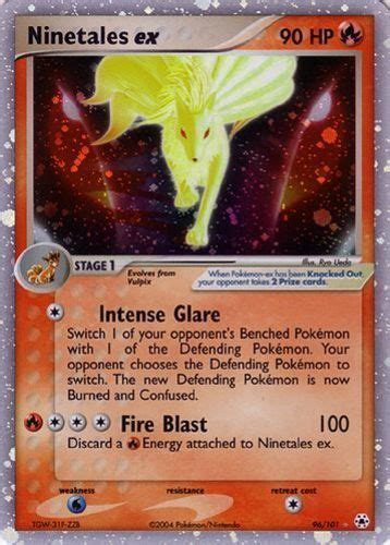 Ninetales Ex Pok Mon Card Value Price Pokemoncardvalue