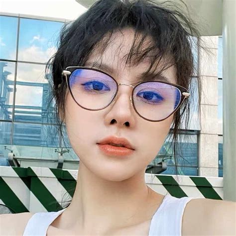 Aura Vintage Cat Eye Reading Glasses Blue Light Blocking Frames Eyeglasses Cat Eye Glasses