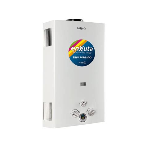 ENXUTA TENX12FG Calentador Gas 12 Lts Tiro Forzado Electrodomésticos