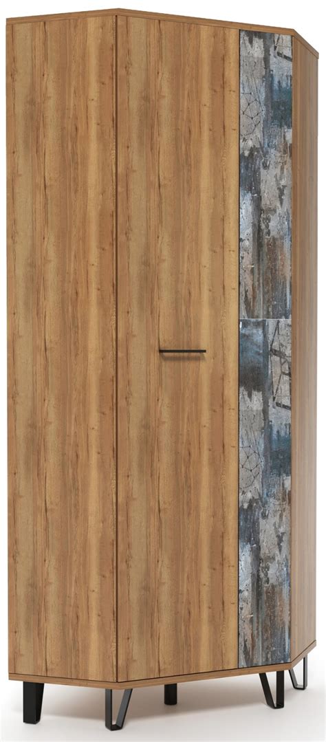 Шкаф SV-Мебель Колибри угловой Дуб Делано/Графика, купить по выгодной ...