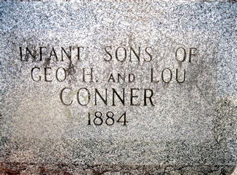 Infant Sons Conner 1884 1884 Memorial Find A Grave