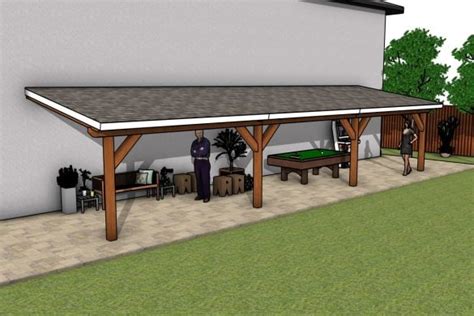 Lean To Pavilion Plans Myoutdoorplans