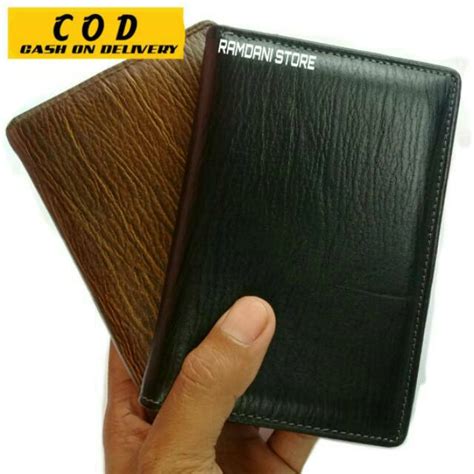 Jual Dompet Kulit Pria Pendek ASLI FULL GRAIN Kulit Sapi ORI Vintage