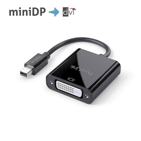 Premium Aktiver K Mini Displayport Dvi Portsaver Adapter Schwarz