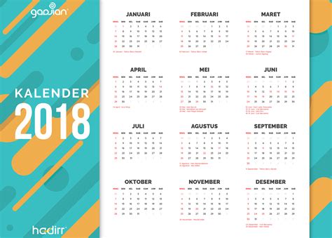 HR Must Know: Indonesia's Public Holidays 2018 - Blog Gadjian