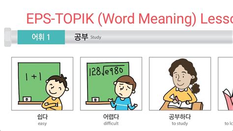 EPS TOPIK Word Meaning Lesson24 YouTube