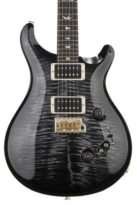 Prs Custom 24 08 Electric Guitar With Pattern Thin Neck Charcoal